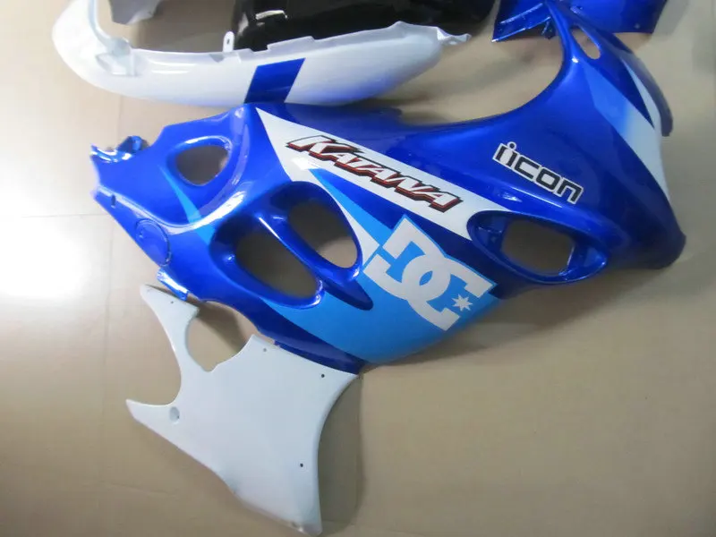 Набор обтекателей мотоцикла для GSX600 750F 03 04 05 06 GSX600F GSX750F 2003 2004 2006 ABS синий белый