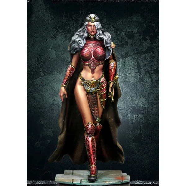 1/24 масштаб 75 мм резиновая фигурка королева в броне|resin figure|75mm resin figures75mm |