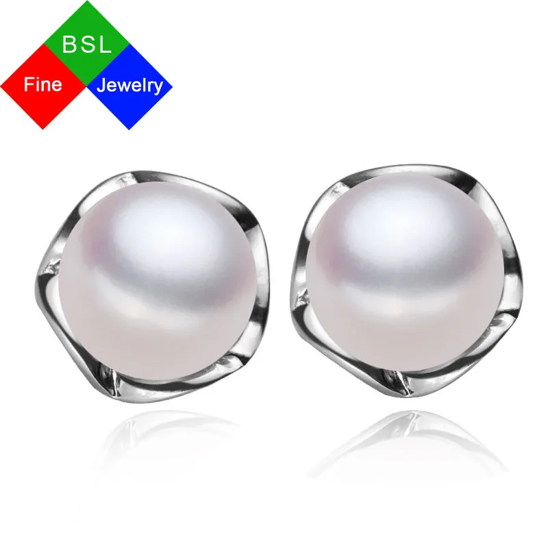 BSL ювелирные изделия из драгоценных металлов серьги натурального пресноводного