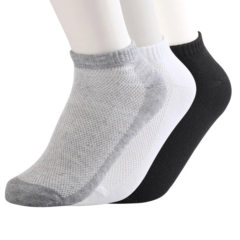 20 шт. = 10 пар мужские однотонные носки из полиэстера|men socks|ankle socksmen calcetines |