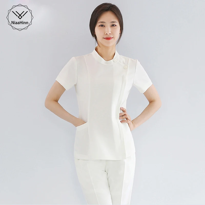 Приталенные комбинезоны Косметологический салон рабочая одежда музей здоровья