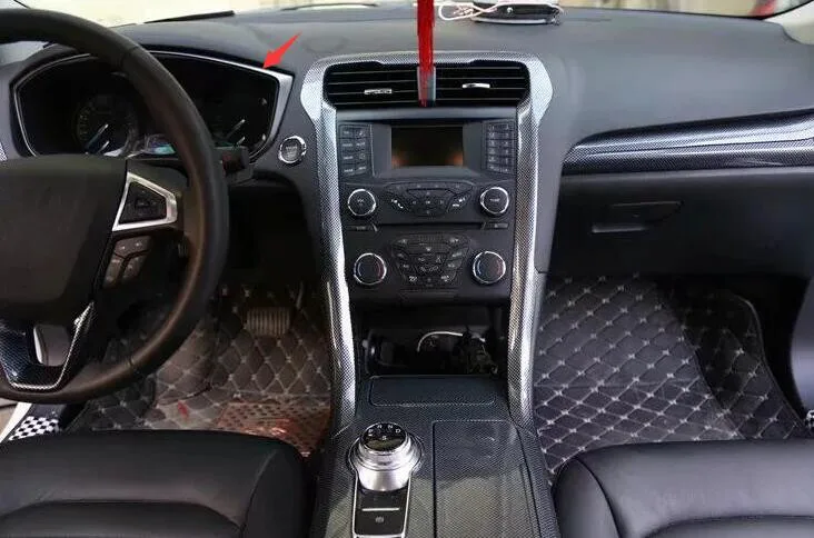JXKaFa для Ford Mondeo Автомобильная рамка приборной панели рамка ободок крышки Уравновешивания Автомобиля-Стайлинг ABS