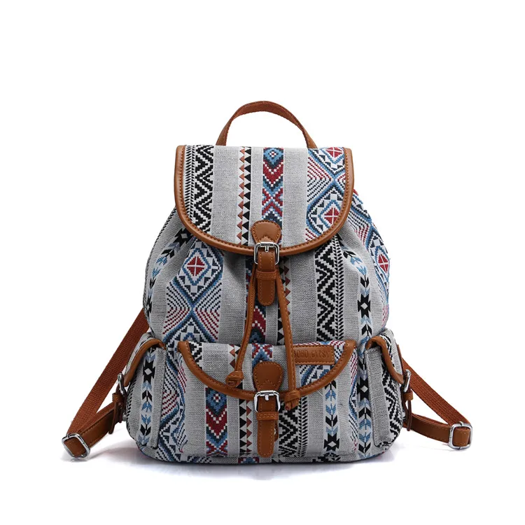 BOHO Gypsy рюкзак женский богемный mochila de mujer рюкзак для путешествий этнический хиппи Мумия сумка для подгузников школьная сумка для девочек