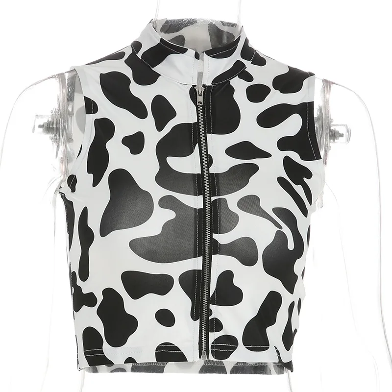 Модные летние женские комплекты из телячьей кожи сексуальная молния водолазка