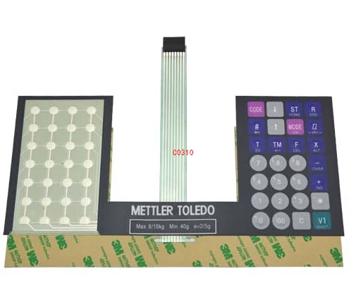 Пленка для клавиатуры METTLER Toledo 3600 (версия на английском языке) P/N: 71207380|mettler toledo|mettler