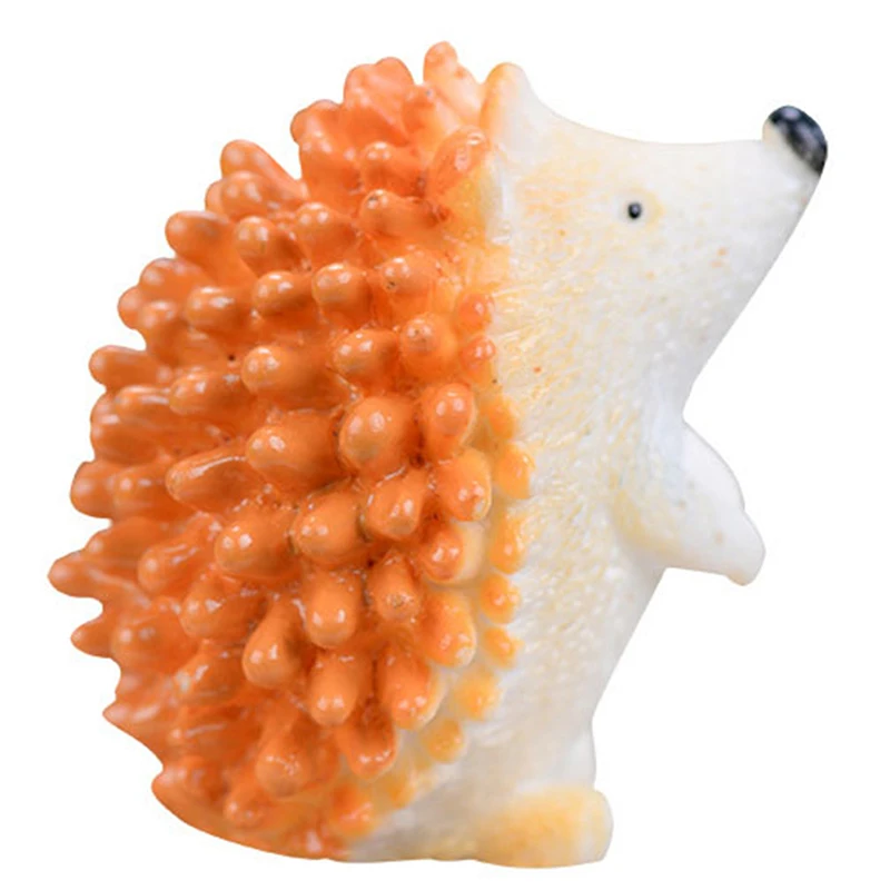 Милая дикая мини Ежик Hedgepig эризо маленькая Статуэтка фигурка ремесла животное