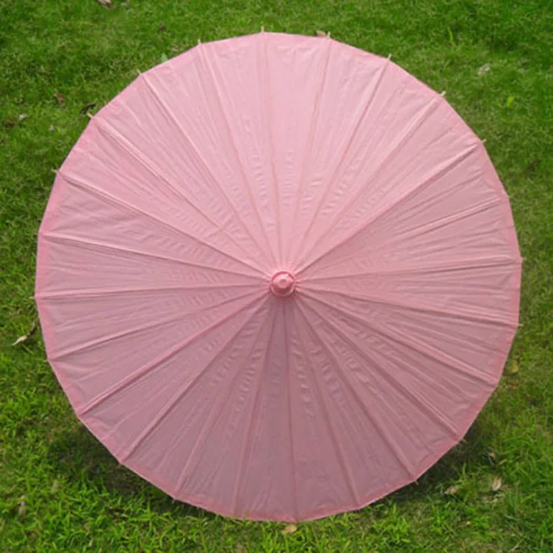20 шт./лот Свадебный бумажный зонт ручной работы чистый цвет зонты с бамбуковой