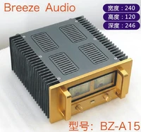 brzhifi bz a15 double radiator aluminum case for power amplifier