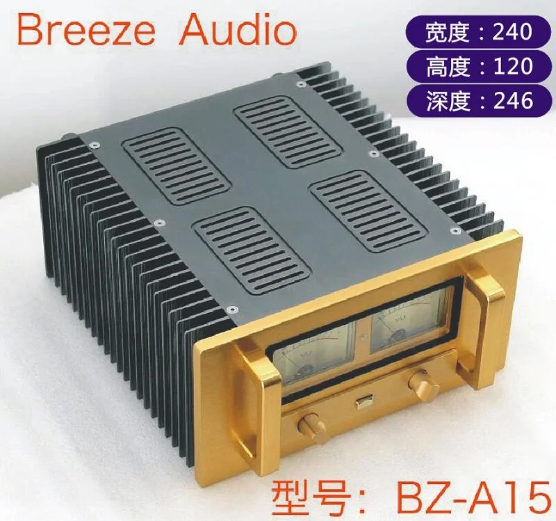 BRZHIFI BZ A15 двойной радиатор алюминиевый чехол для усилителя мощности|Усилители