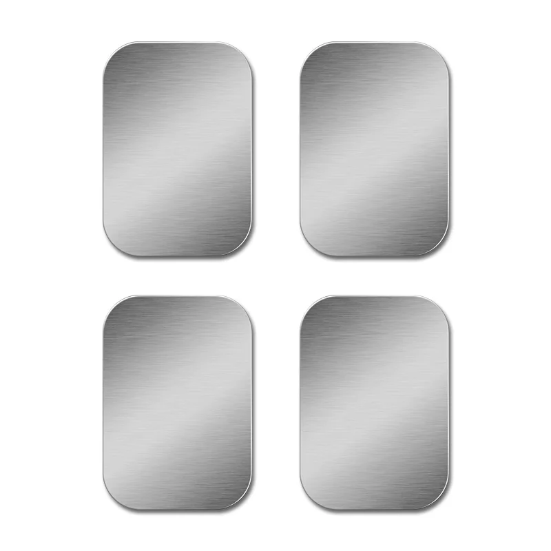 4pcs YBD магнитный диск подставка для телефона Магнитная металлическая пластина Автомобильный держатель для телефона металлическая пластина железные листы для магнитного автомобильного держателя для телефона - Цвет: 4pcs