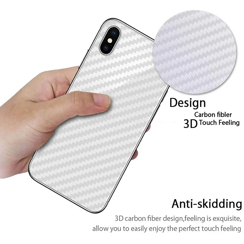 Suntaiho 3D защита для задней панели из углеродного волокна iPhone XS MAX XR 7 plus 8X6 задняя
