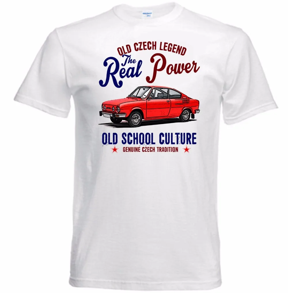 

2019 Brand T Shirt Men Fashion Slim T-Shirts Vintage Czech Car 110R - New Cotton Tee Shirt