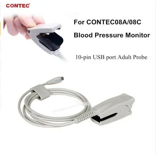 Сфигмоманометр артериального давления CONTEC08A(CE/FDA) с зондом оксиметра