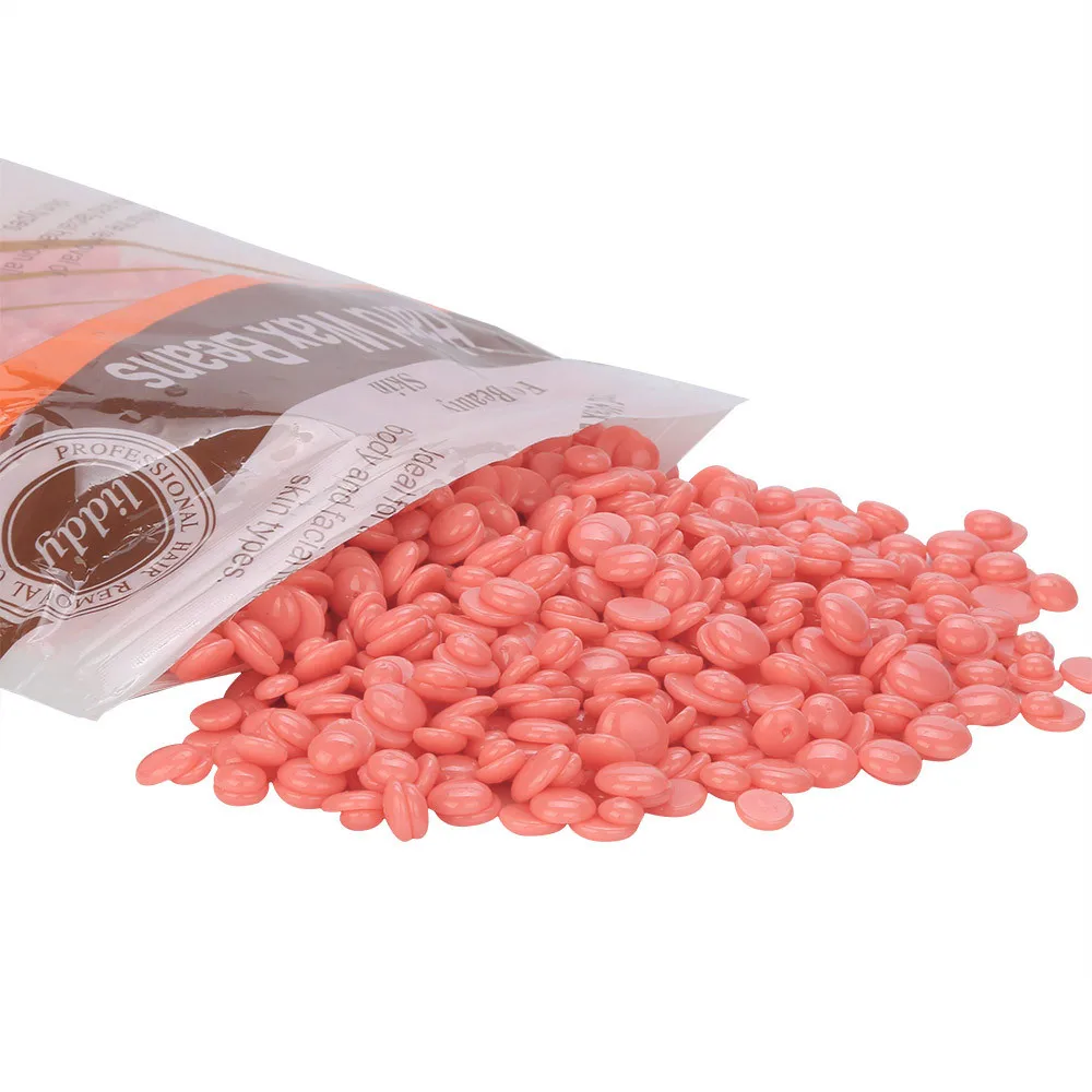 2018 New Arrival 1 Bag 300g No Strip Depilatory Hot Film Hard Wax Pellet Waxing Bikini Hair Removal Bean Strawberry | Красота и