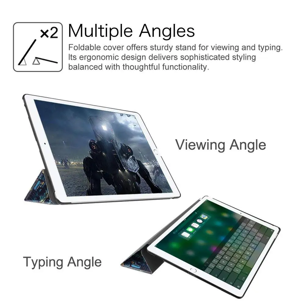 Ультратонкий легкий смарт чехол защитный подставка с держателем для карандашей