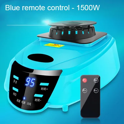 Blue remote 1500W DMWD электрическая сушилка для одежды, мини-пульт дистанционного управления, для стирки, для детской одежды, воздушная сушильная машина, для одежды, ультрафиолетовая теплая ветрозащитная обувь, стерилизатор, ЕС - Цвет: Blue remote 1500W