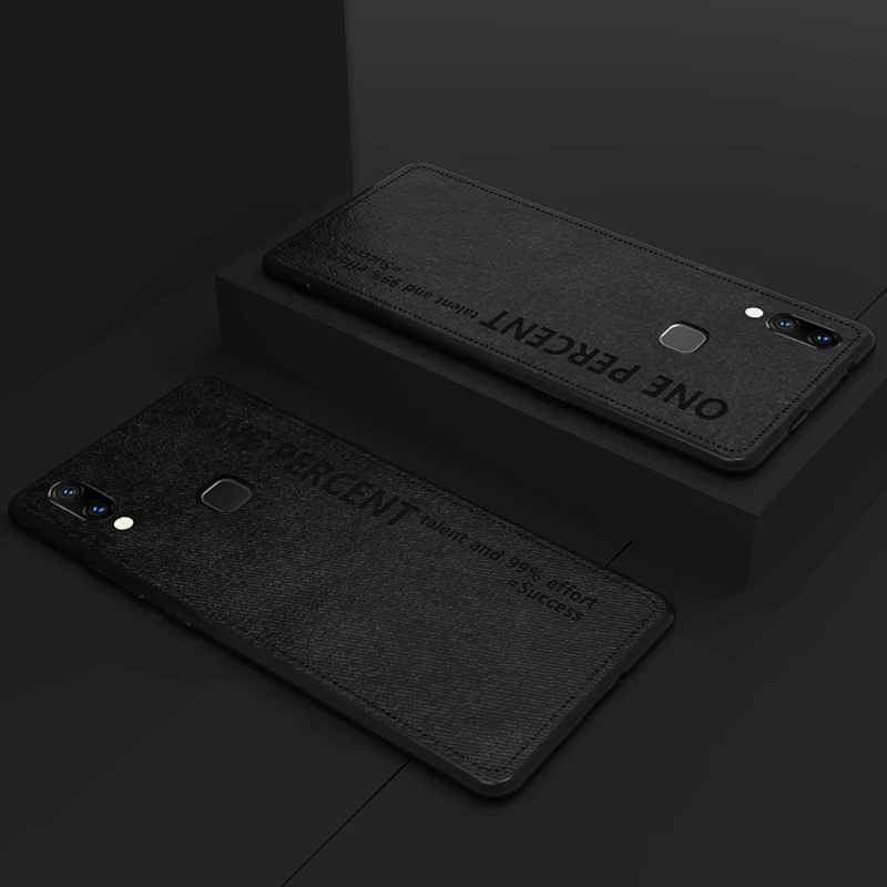 ADKO Ultra Thin Cloth Texture Case For Vivo Nex Silicone TPU Edge Slim Fabric Protective Cover S |