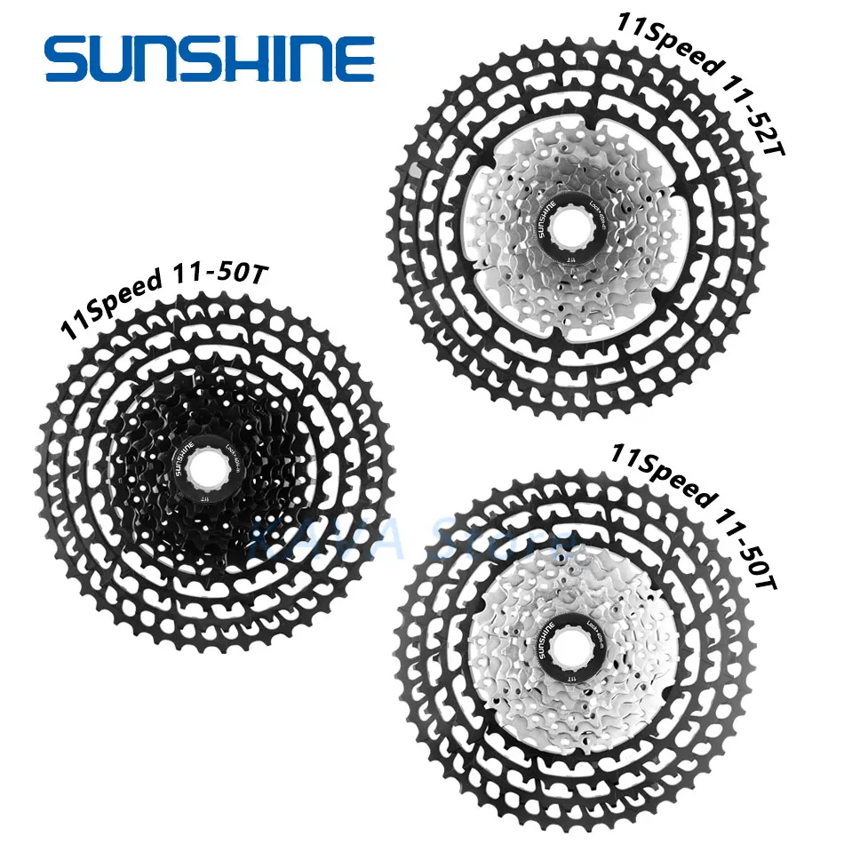 SUNSHINE 10/11/12 скоростей ультралегкий Горный Велосипед маховик 11 50T/52T/46T кассета