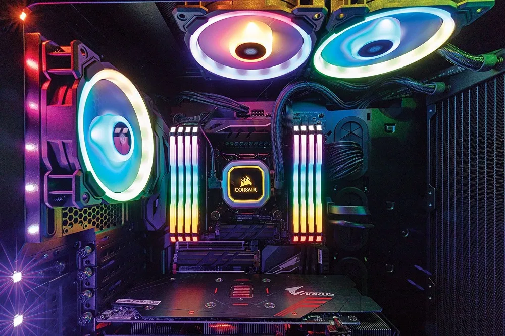 CORSAIR Vengeance RGB PRO RAM 16 Гб 2x8гб двухканальный DDR4 ГБ 32 память PC4 3000 МГц 3200 3600Mzh DIMM модуль