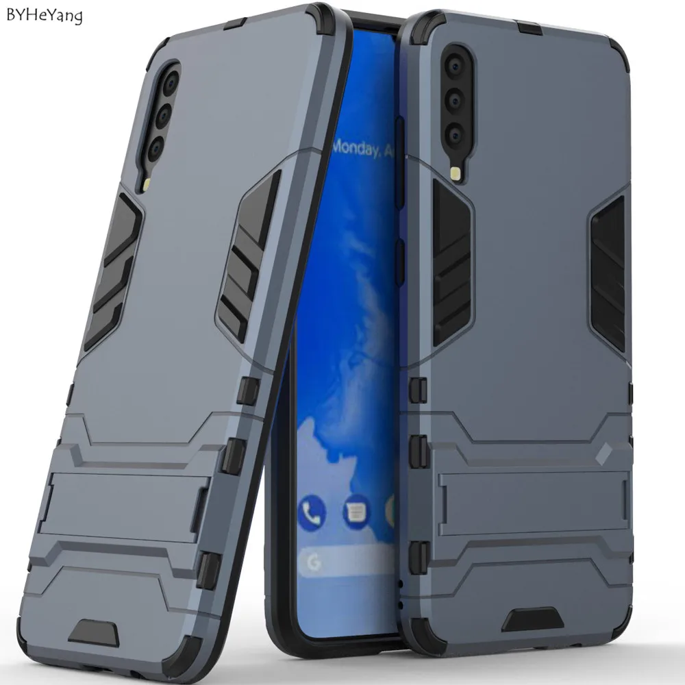 Чехол для Samsung Galaxy A70 6 7 дюйма резиновый силиконовый чехол из ТПУ и ПК броня робота
