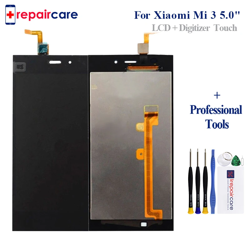 Для Xiaomi Mi3 дисплей протестирован AAA 5 дюймов IPS LCD для XiaoMi Mi 3 с кодирующий
