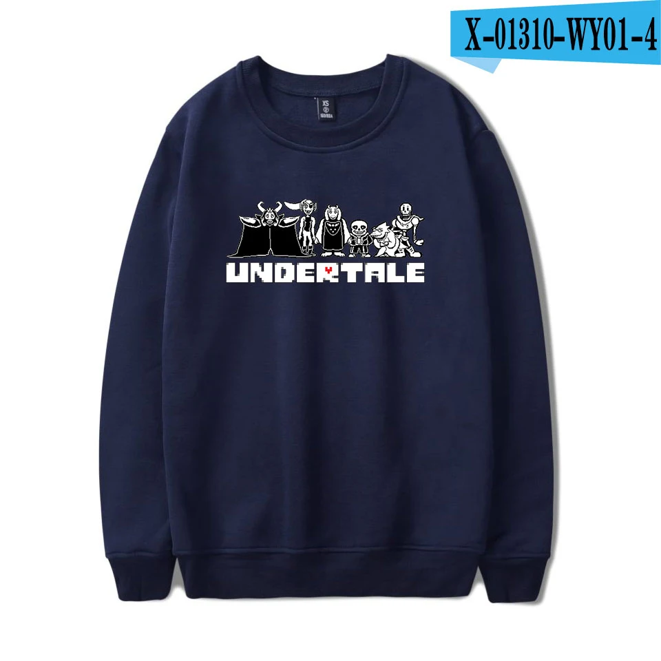 L Толстовки Undertale для мужчин и женщин новая Толстовка с принтом пуловер с капюшоном размера плюс больше d толстовки Undertale - Цвет: L