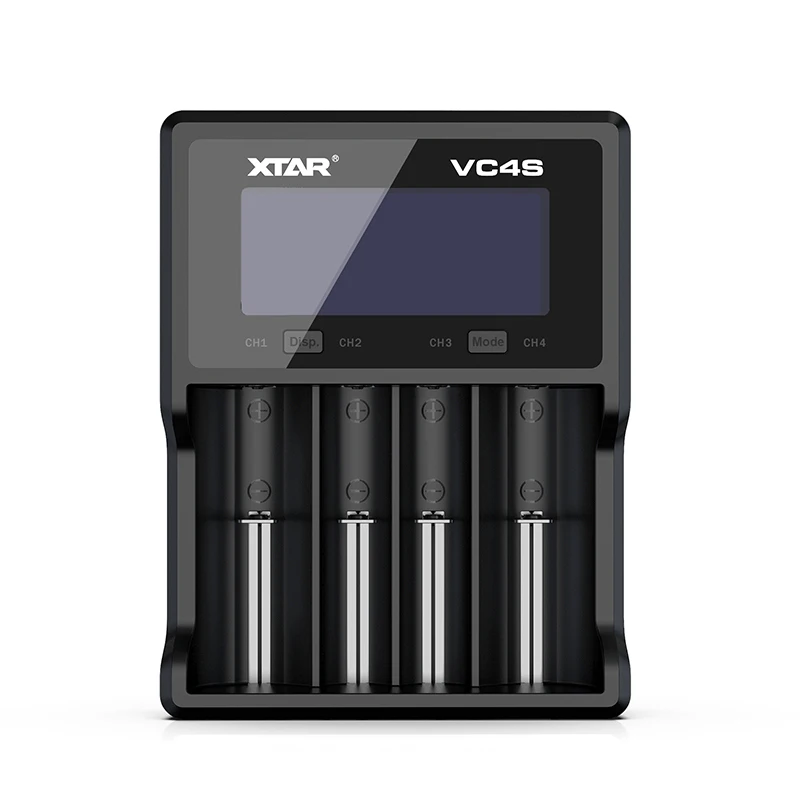 VC4S Новейшее зарядное устройство XTAR VC4S QC3.0 Быстрая зарядка 3,7 V 1,2 V AA AAA Micro USB зарядное устройство 18650 зарядное устройство VS XTAR VC4 зарядное устройство - Цвет: VC4S
