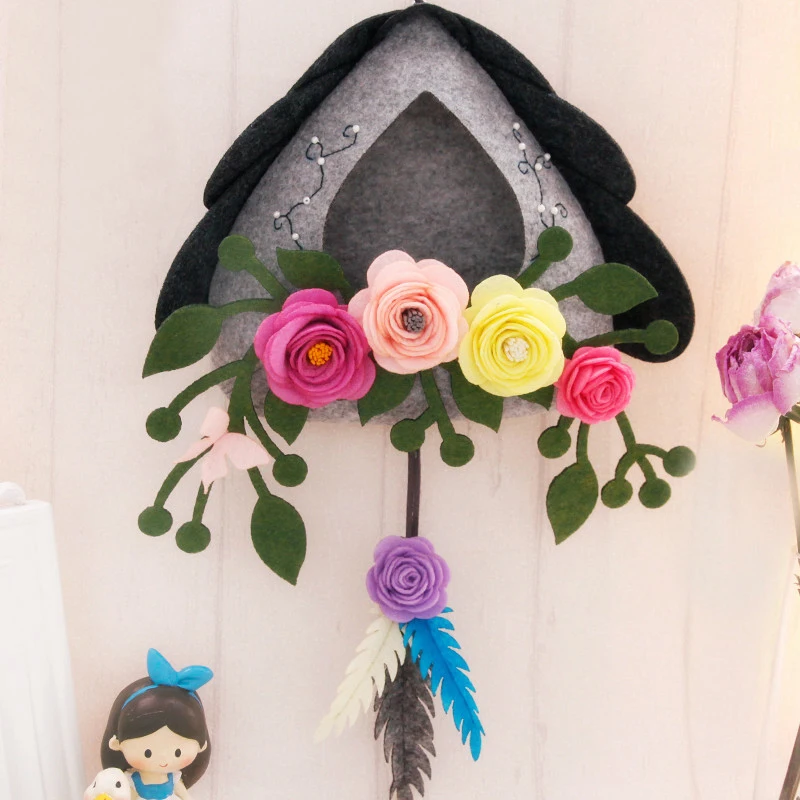 Войлок DIY пакет сумка для хранения теплицы украшения стен декор гостиной ручной