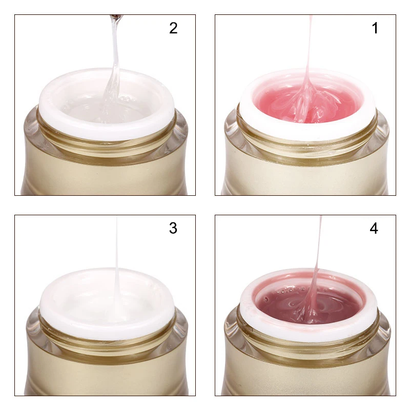 Корона Форма поли гель Жесткий палец для наращивания ногтей УФ светодиодный Желе