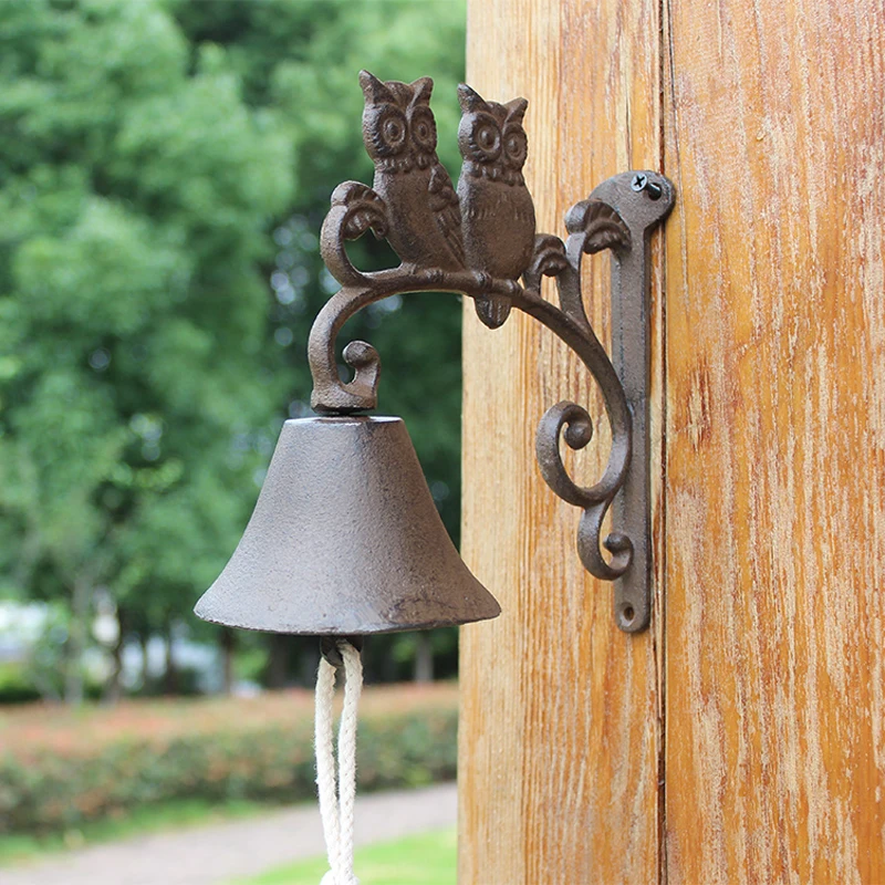 Бесплатная доставка европейская двойная Сова на ветке дизайн домашний сад Декор