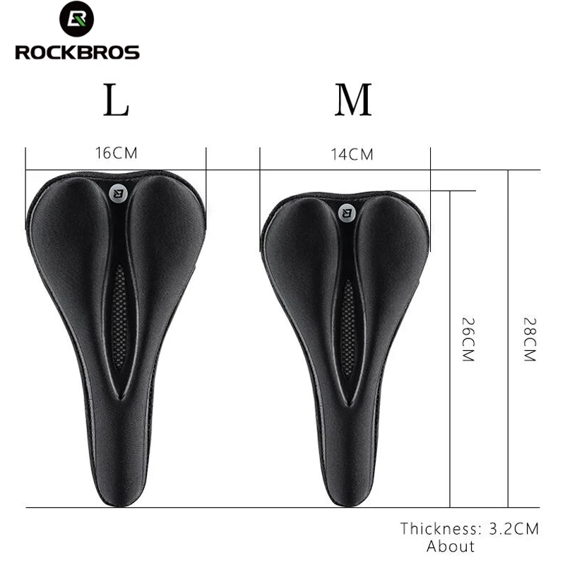 ROCKBROS седло для велосипеда MTB Подушка сиденья Чехлы велосипедных сидений с