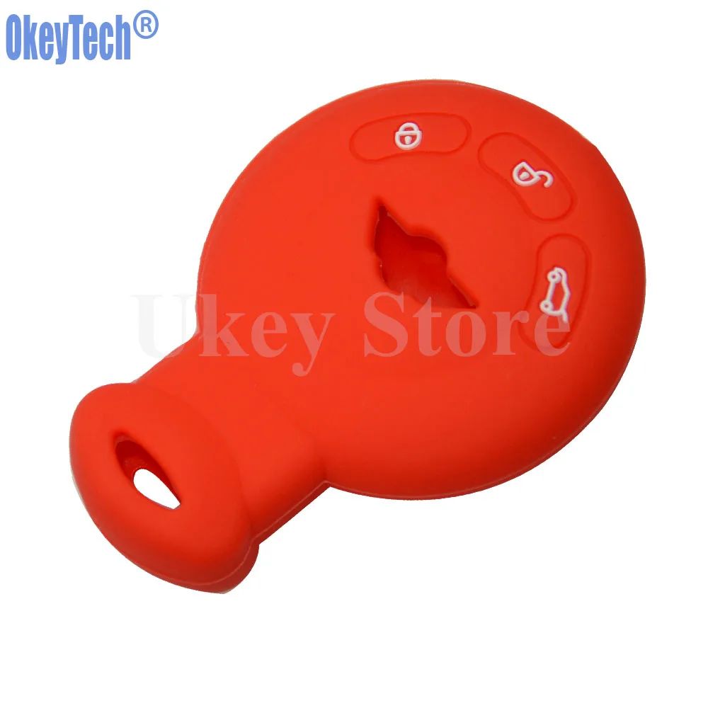 OkeyTech силиконовый чехол ключ для BMW Mini Cooper S Roadster R55 R56 R57 R58 R59 оболочки Авто Запчасти