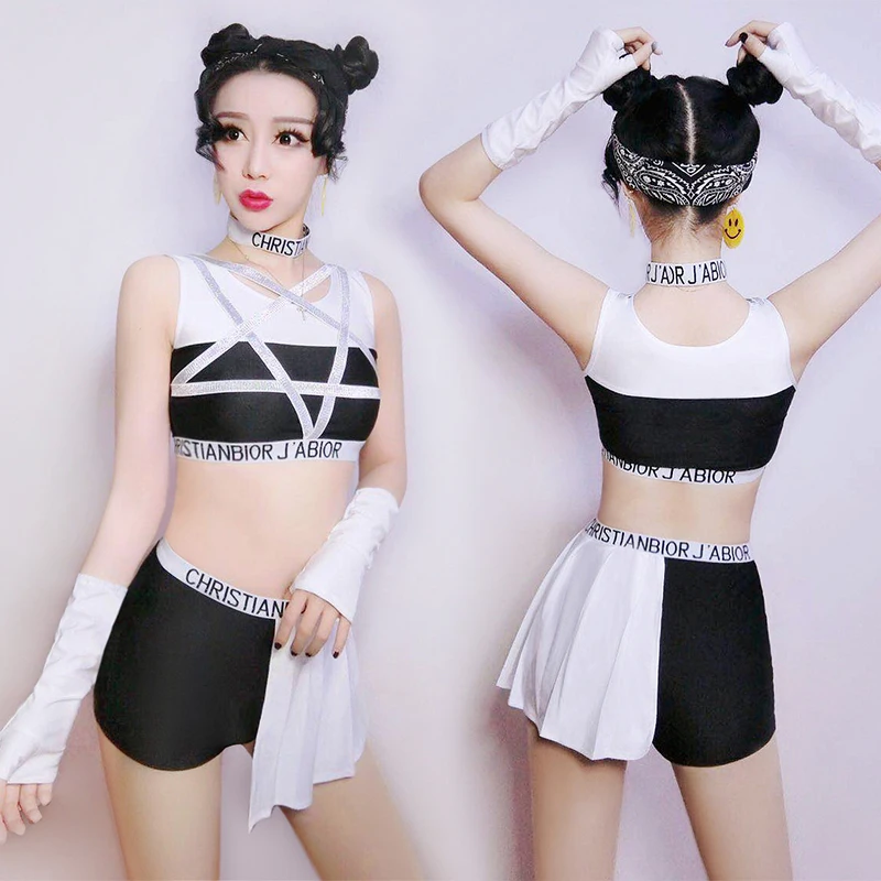 4 вида стилей голографическая одежда женский джазовый танцевальный костюм для