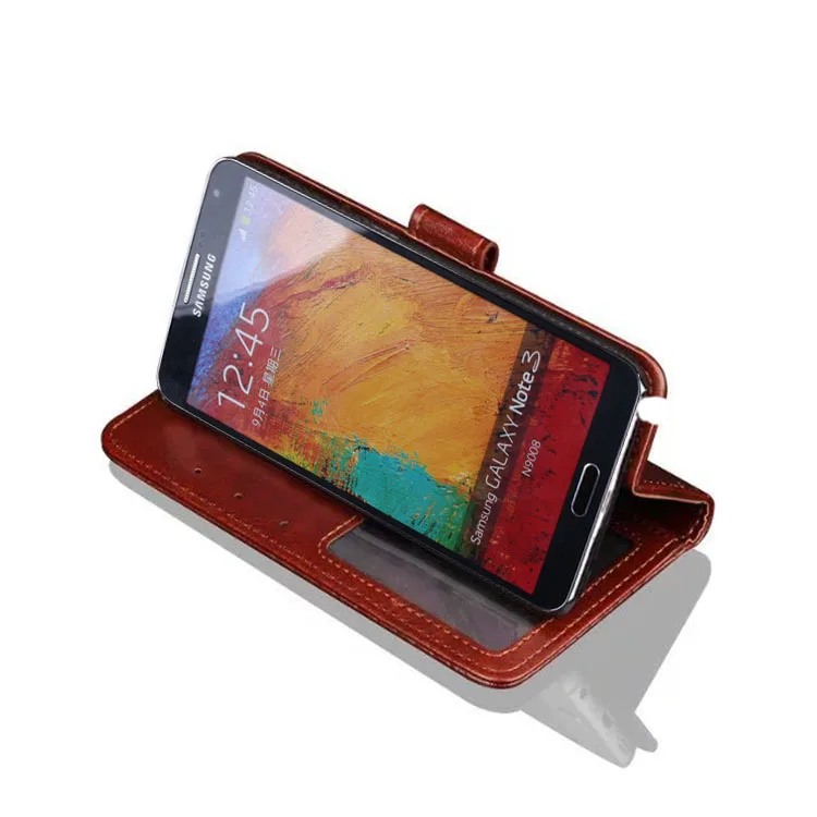 Чехол кошелек для Samsung Galaxy Note 3 N9000 кожаный чехол книжка с подставкой и отделением