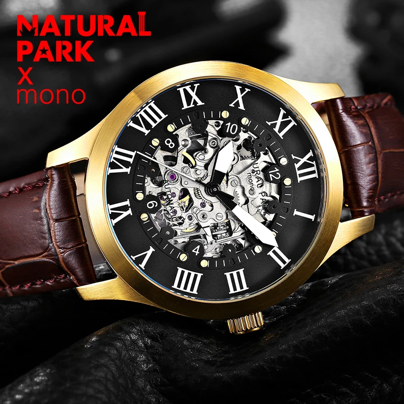 Японские Мужские автоматические механические часы MIYOTA водонепроницаемые