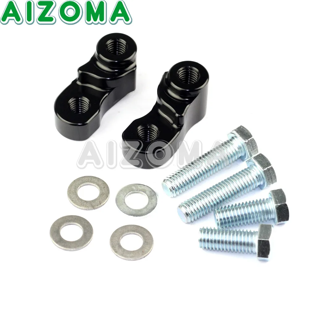 Черный 1 дюйм набор для понижения сзади с регулировкой комплект алюминиевого