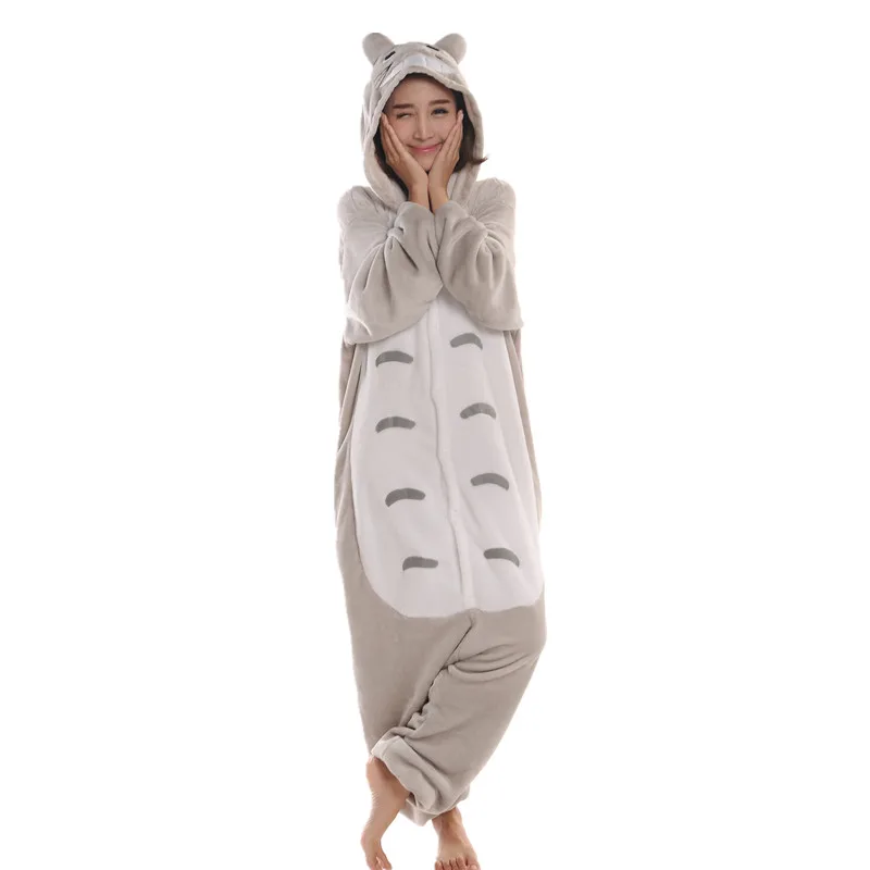 Мультяшный аниме унисекс флейм мой сосед комбинезон Тоторо Пижама для Хэллоуина