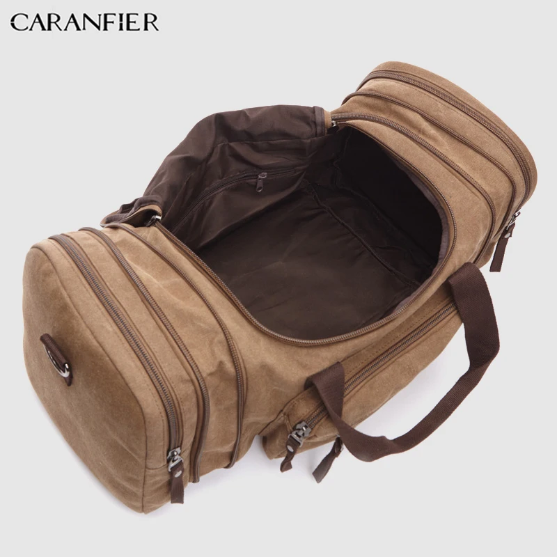 CARANFIER мужские повседневные походные сумки через плечо для альпинизма холщовые