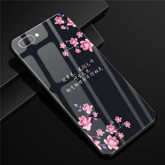 13 Для Oppo A3S чехол OPPOA3S стеклянный жесткий чехол для телефона для Oppo A3S AX5 A 3 S/Oppo A5 чехол AX5S чехол OPPOA5 закаленное крутое 6,2 - Цвет: 13