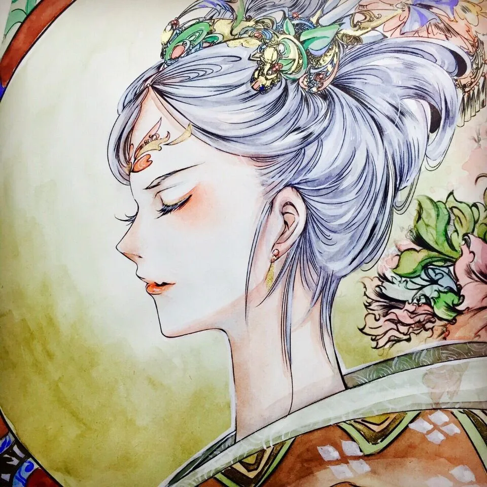 Книга для рисования китайской древней фигуры мультяшное Искусство: карандаш