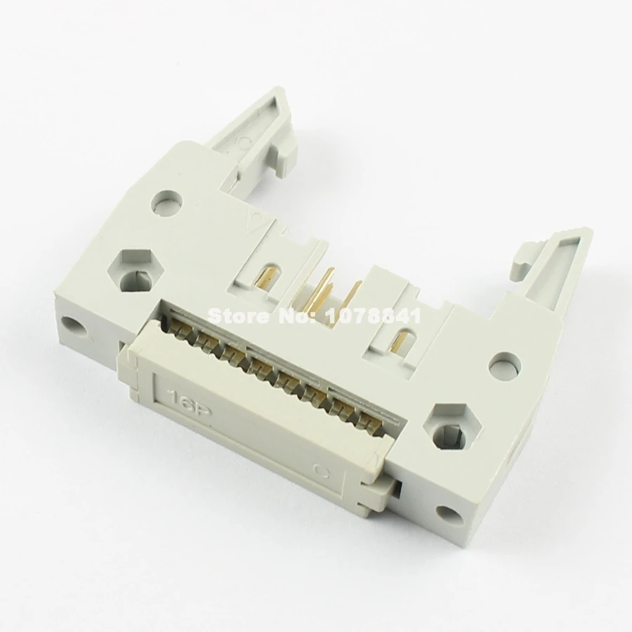 5 шт. 2 54 мм Шаг 2x8 Pin 16 прямой Штекерный разъем для кабеля эжектор с защелкой |