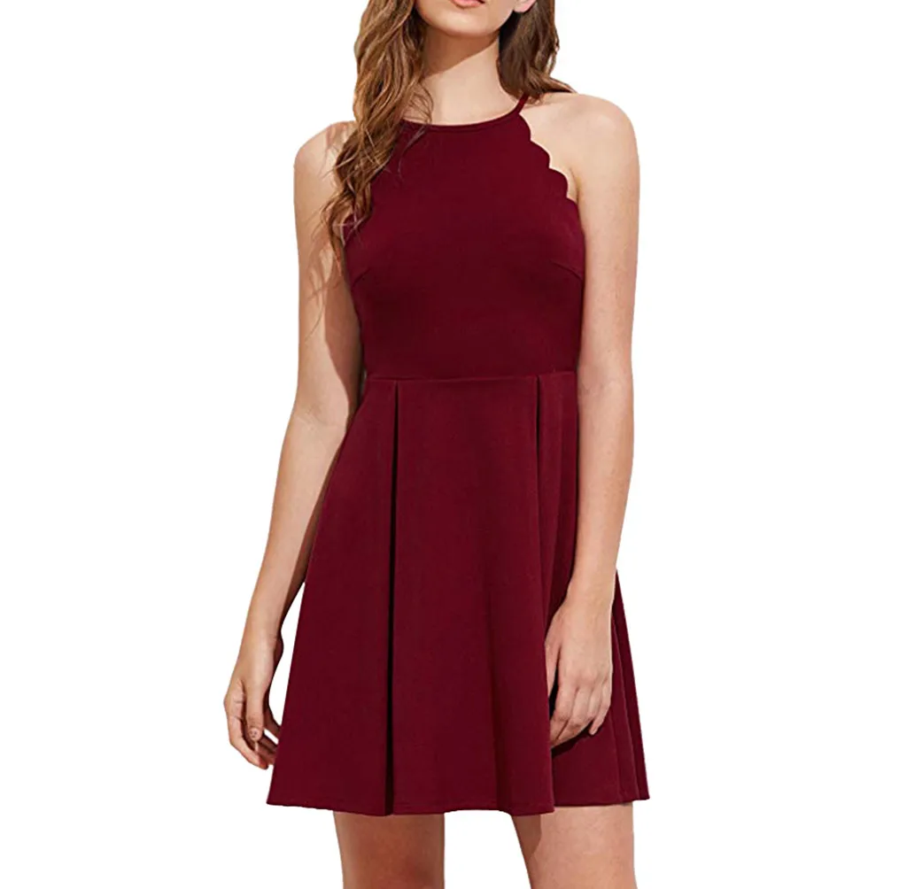 Однотонные вечерние мини платья с открытой спиной Бандажное свободное платье