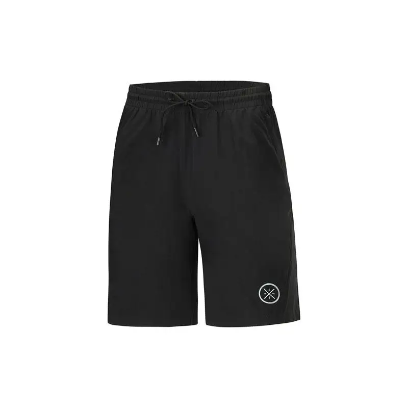 AKSP193-1H Li-Ning Мужская серия WADE пот шорты 88% полиэстер 12% спандекс Drawstring подкладка Спортивная Обычная посадка шорты AKSP193 CJAS19 - Color: AKSP193-1H