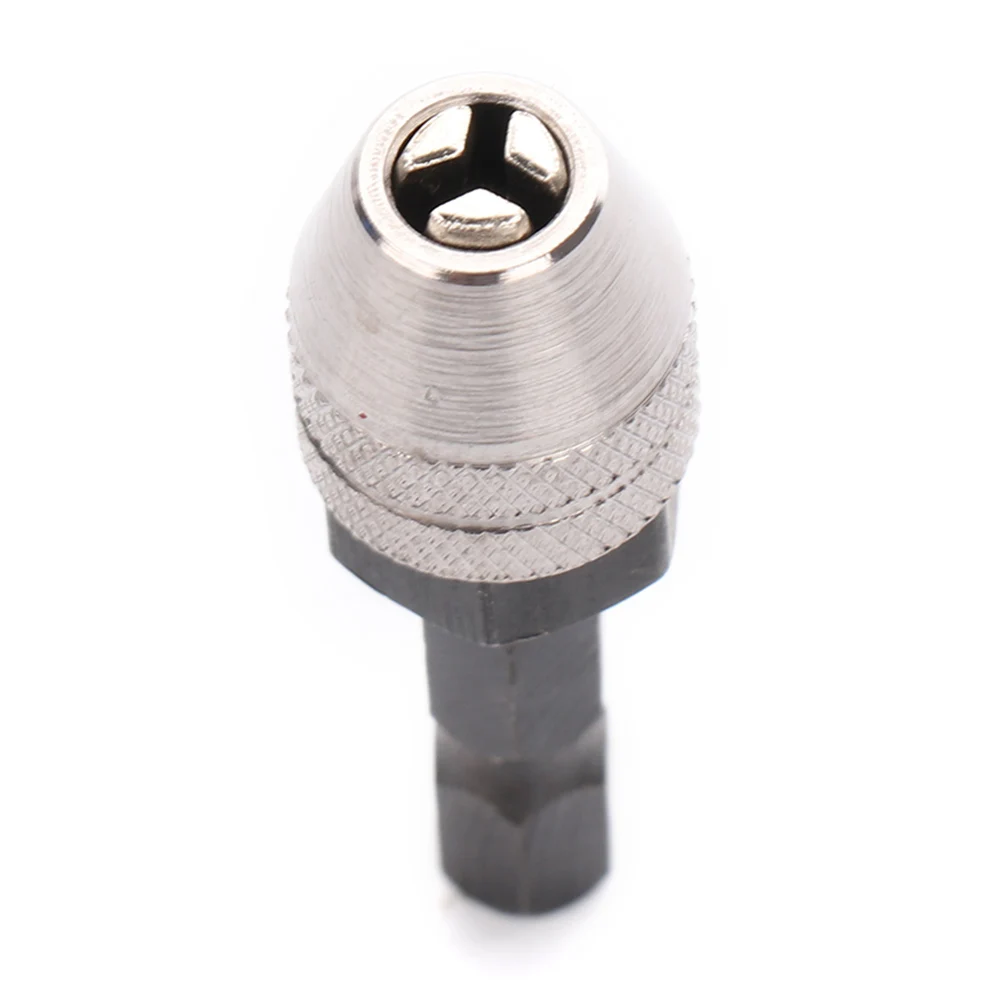 

0.5-3.5mm Keyless Drill Chuck Screwdriver Impact Driver Adaptor 1/4 '' Hex Shank Drill Bit Tool Quick Change Convertor Adapter
