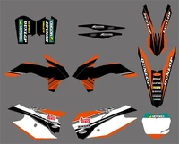 motorcycle team graphic background decal and sticker kit for ktm sx sxf exc excf xc xcf xcw xcfw 125 150 200 250 300 350 450 500