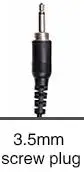 3.5mm screw plug ACEMIC ST-10 Профессиональный акустический саксофонный микрофон музыкальный инструмент микрофон проводной микрофон - Цвет: 3.5mm screw plug