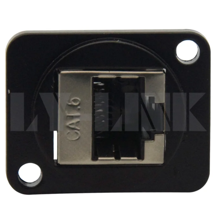D тип металла CAT6 RJ45 с медным экраном