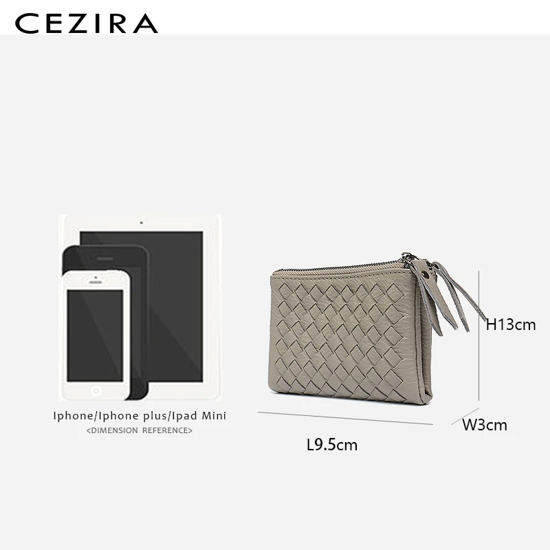 CEZIRA,, Модный женский кошелек, ручная работа, короткий, из искусственной кожи, женский, маленький, Дамский кошелек, на застежке, на молнии, с отделением для фотографий, для девочек