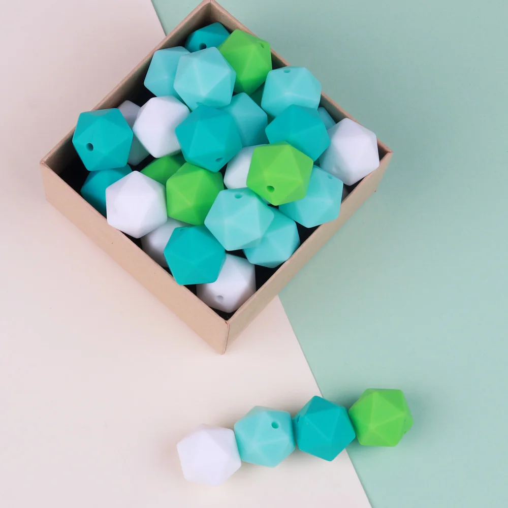 50 шт. силиконовые бусины для прорезывания зубов|Бусины| |