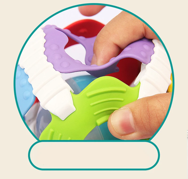 Красочные Ручные погремушки Safty мяч игрушки детские мягкие руки Catcher погремушка детские головоломки Развивающие игрушки для детей игрушки